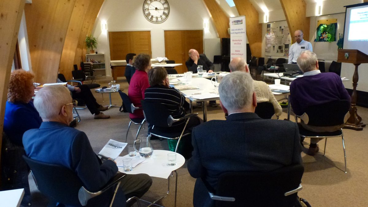 Image of attendees at the February 2020 workshop in Sonning, Berkshire