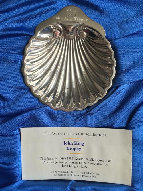 Image of the John King trophy, awarded to the best magazine in the ACE awards